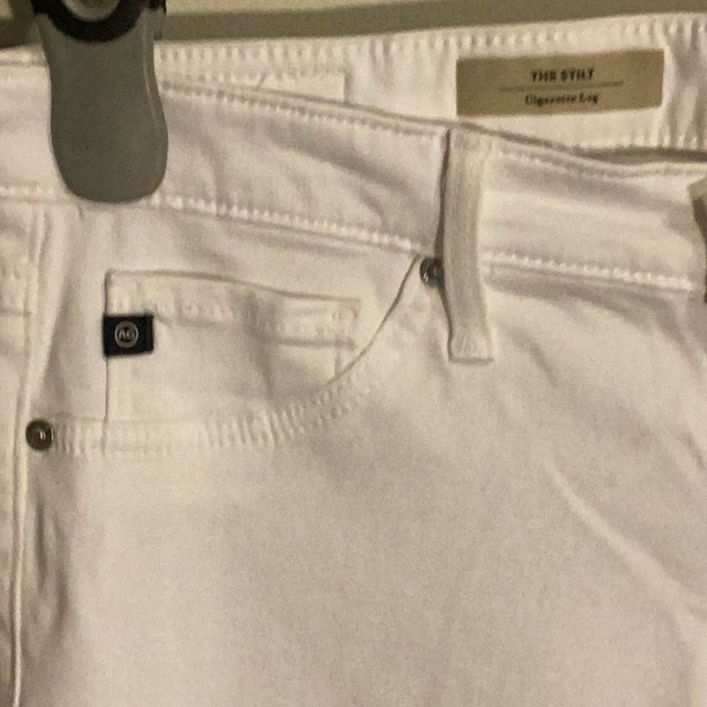 AG jeans 29 (6~8) white jeans 5 pockets - Picture 4 of 6